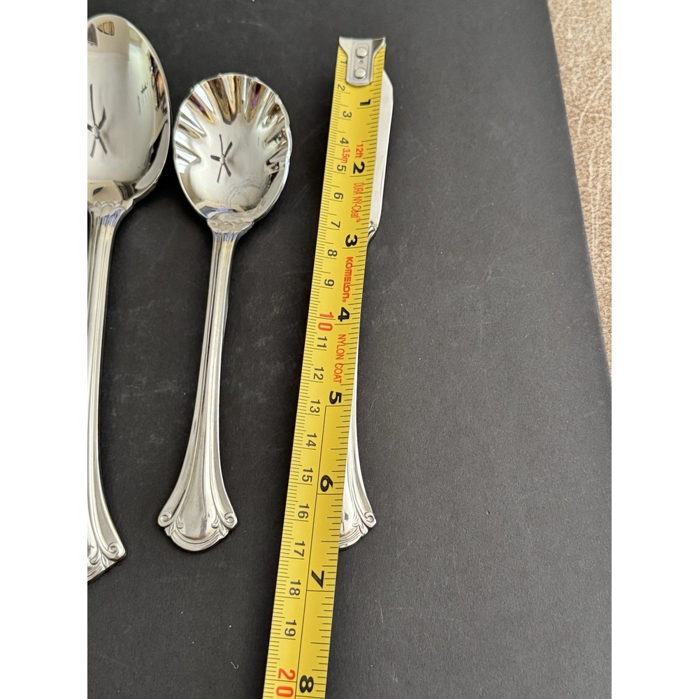 Wallace RESPLENDENCE Tablespoon Teaspoon‎ Sugar Spoon Master Butter Knife (4) - Picture 5 of 8